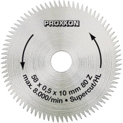 Proxxon Micromot 28014 28 014 Cirkelzaagblad 58 x 10 x 0.5 mm Aantal tanden: 80 1 stuk(s)